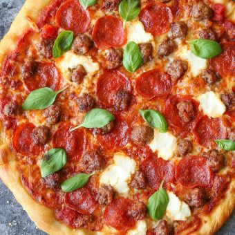 Sausage Ricotta Pepperoni Pizza